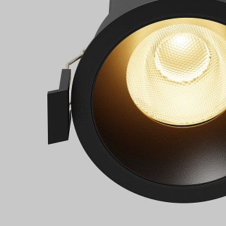 Встраиваемый светильник DL117-15W-2.7K-B **-9,8 см, *LED*15W, K, Maytoni technical Dip DL117-15W-2.7K-B, Черный, вр 7 см