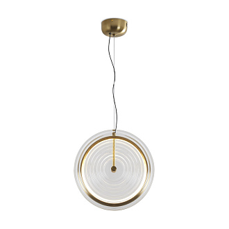 Светильник 30 см, 12W, 540 Lm, 3000K, 3 м2 Freya Borbon FR5442PL-L11TR, латунь