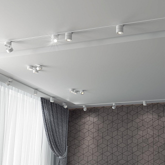 LED светильник 10 см, 15W, 4000K, Novotech Groda 358776, белый, вр 9 см