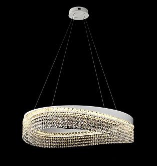 P7027/D800 BK Люстра (RL) 170W 3000-6000K*LED, Ø800 x H170 (1370), Rilon BK (Черный)