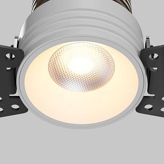 Встраиваемый светильник 4 см, 7W, 3000K, Maytoni Technical Mini DL059-7W3K-TRS-W, белый