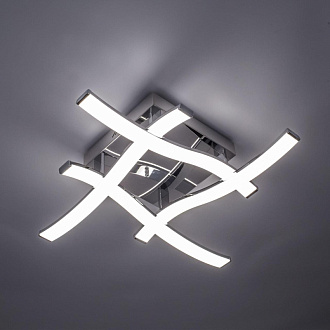 Люстра потолочная светодиодная Citilux Джек CL226121, LED 54W, 3000K, Хром