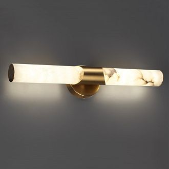 Бра 12*6*57,2 см, 1 LED*12W, 3000 К, Odeon Light Marbella, латунь 6672/12WL