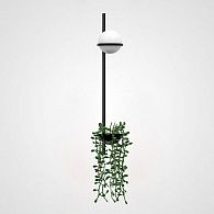 Бра PALMA Wall lamp 1 шар + 1 вазон вертикальная 22*25*114 см, 1*LED*9W, 3000, 4000, 6000K, ImperiumLoft 22.93726, Серый