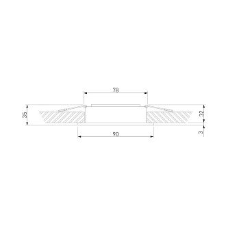 Светильник встраиваемый Tetro 10W 4000K черный IP44 15276/LED Elektrostandard  4690389217890, a071313