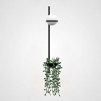 Бра PALMA Wall lamp 1 шар + 1 вазон вертикальная 22*25*114 см, 1*LED*9W, 3000, 4000, 6000K, ImperiumLoft 22.93726, Серый