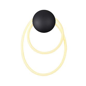 Бра 78 см, 20W, 3000K, Odeon Light CORDA 4398/20WL, черный