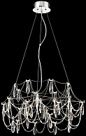 Подвесная люстра 60*60*97 см, LED, 32W, Wertmark  WE336.32.103 хром