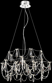 Подвесная люстра 60*60*97 см, LED, 32W, Wertmark  WE336.32.103 хром