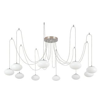 Светильник 150 см, 120W, 3000-5500K, Citilux ATMAN SMART CL226A091 LED RGB, матовый хром