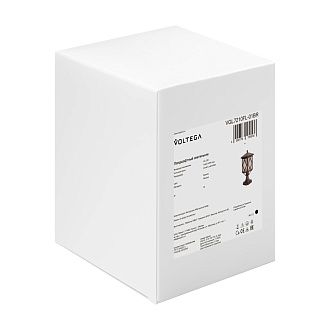 Ландшафтный светильник 14*14*-33 см, 1*E27*40W, Voltega Хейм / Heim VGL7210FL-01BR, Бронза
