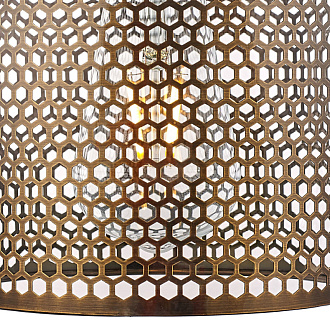 Светильник подвесной Arte Lamp Manchester A7625SP-1AB, диаметр 25 см, бронза