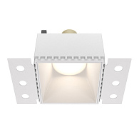 Светильник 13 см, Maytoni Downlight Share DL051-01-GU10-SQ-W, белый, вр 8 см
