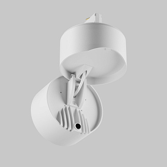 Трековый трехфазный светильник 10 см, 15W, 2700K, Maytoni Alfa TR199-3-15W2.7K-M-W, белый