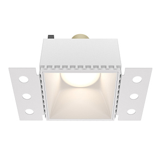 Светильник 13 см, Maytoni Downlight Share DL051-01-GU10-SQ-W, белый, вр 8 см