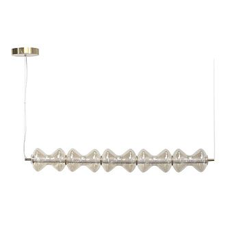 Подвесной светильник 110,5*14*-200 см, 1*LED, 28W, 3000K, ST-Luce Spine SL6136.243.01, золотой