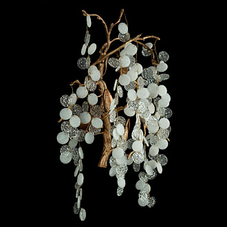 Бра *28 см, 3*G9*W, Loft It 10066W GB Fairytree, Темное золото