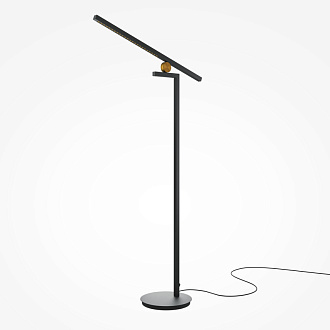 Торшер 80*30*189 см, LED, 3000К, Maytoni Emphaty MOD363FL-L14B3K черный