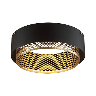 Потолочный светильник *41*15 см, LED 1*48W, 3000-6000 К, Sonex Antey 7692/48L, белый/черный/шампань