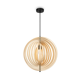 Подвесной светильник  50 см, E27 1 40W, К, Черный Maytoni Roots MOD197PL-01W1