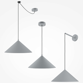Подвесной светильник  35*0*15,5*38 см, E27 1 40W, К, Серый Maytoni Basic colors MOD167PL-01GR