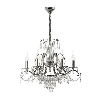 Люстра *62*52 см, 6*E14*40W, Dio D`arte Alessandria Nickel Alessandria E 1.1.6.600 N, Матовый никель