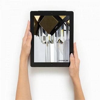 Светильник 35 см, Arte Lamp Amelia A1039AP-2BK, черный-золото