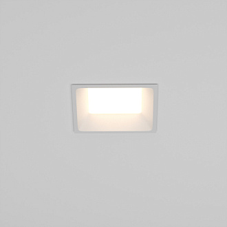 Встраиваемый светильник Downlight 9*9*4,5 см, 8W, 3000-4000-6000K 120° Maytoni Technical Okno DL056-8W3-4-6K-W белый, вр 8*8 см
