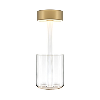 Настольная лампа 12*34,8 см, LED, 3W, 4000К, Maytoni AI Collaboration MOD229TL-L3G3K1 прозрачный