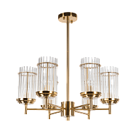 Люстра Ø600 x H320(645), мм, 6*40W (240W), PT BRS(ЛАТУННОЕ ПОКРЫТИЕ) NewRgy 9234P/6 PT BRS
