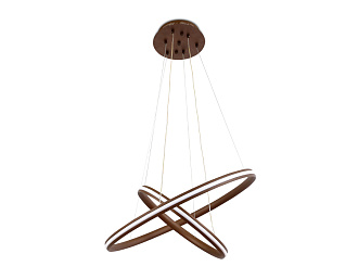 Светильник подвесной 60*110 см, LED 84W, 3000К, кофе Ambrella Comfort Line FL406