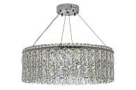 Люстра подвесная *60*30 см, Led лента*LED*68W, 3000/6000K, Arti Lampadari Ovindoli Gold Ovindoli L 1.5.60.102 N, Никель