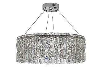 Люстра подвесная *60*30 см, Led лента*LED*68W, 3000/6000K, Arti Lampadari Ovindoli Gold Ovindoli L 1.5.60.102 N, Никель