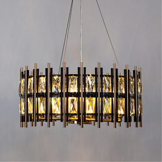 Светильник 50 см, Arte Lamp Alruba A1043SP-6BK, черный-золото