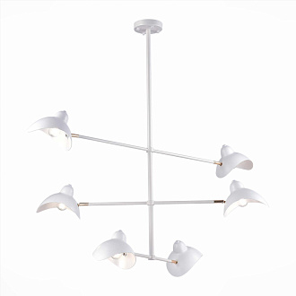 Люстра подвесная 120 см, 360W, ST LUCE MINNE SL1801.503.06 Белый