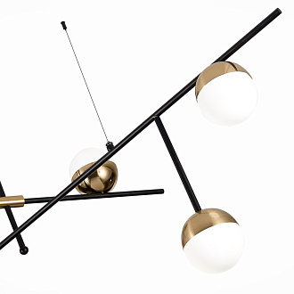 Люстра потолочная 164*20 см, ST LUCE ALBERO SL1507.422.06 Черный