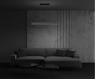 Светильник Led 118 см, 30W, 3000K, 5 м2 Maytoni Technical Step P010PL-L30G3K золото