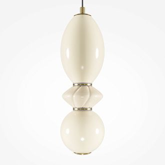 Подвесной светильник 12*54-344 см, *LED*12W, 3000K, Maytoni Brosche MOD362PL-L10BG3K, Латунь