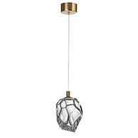 Подвесной светильник 13*46*250- см, 1*LED*4W, 3000K, Odeon Light Gemme 7114/4LB, прозрачный
