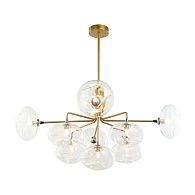 Люстра 80*80*73 см, 9*G9 Gerhort G31124/9GD CL, Золото