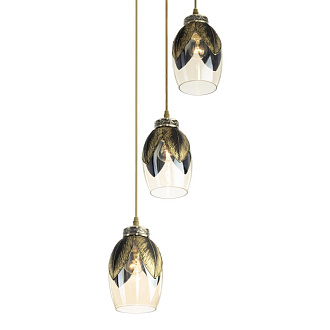 Подвесной светильник 30*30/100 см, 3*Е27 Citilux CL420033 Гаруда 