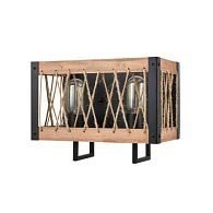 Бра 18*30*23 см, 2*E27 античный черный Vele Luce Cubo VL6052W02