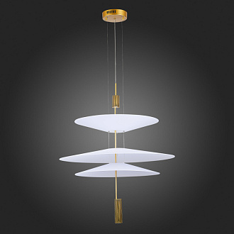 Люстра подвесная 68 см, 15W 3000K ST LUCE ISOLA SL6101.223.01 Золотистый