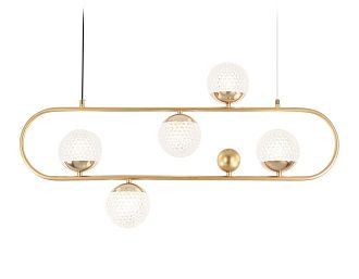 Светильник подвесной 78*11*18*100 см, G9 W, К, золото Ambrella Traditional Crystal TR5433
