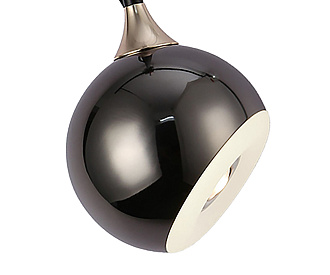 Подвес Тимо 12 см, 8W, 4000K, Kink Light 07529-1A,29, черный жемчуг,с механизмом регулировки высоты