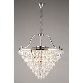 Каскадная люстра 70*95-180 см, 13*E14, 40W, Aployt Gerta APL.725.03.13, хром