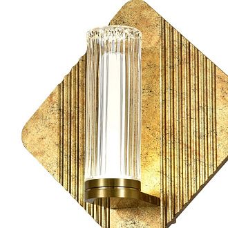 Настенный светильник 27 см, 6W, 4000K, Indigo Rilievo 14032/B/1W Gold V000198L, золото
