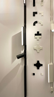 Трековый светильник для низковольтного шинопровода 11,5*3,1*3,1 см, LED 14W*3000 К, Novotech Shino Smal, черный, 359252