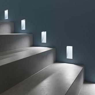 Встраиваемый стеновой гипсовый светильник Stellanova SUBRA-M SN 014, белый