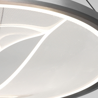 Подвесной светильник 47*47*40 см, LED*23W, 4000K, Eurosvet Occhio 40026/1 LED, серый;черный, a069308